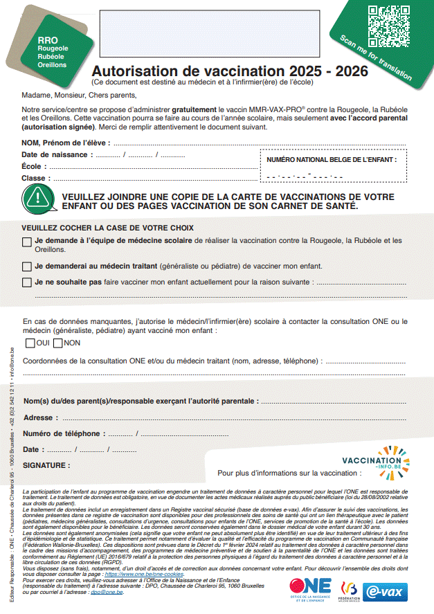 Autorisation Rro Synthétique